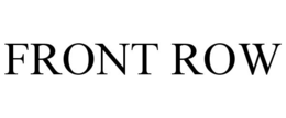 FRONT ROW trademark