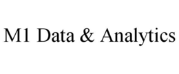 M1 DATA & ANALYTICS trademark