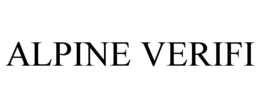 ALPINE VERIFI trademark