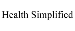HEALTH SIMPLIFIED trademark
