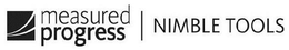 MEASURED PROGRESS NIMBLE TOOLS trademark
