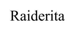 RAIDERITA trademark