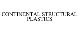 CONTINENTAL STRUCTURAL PLASTICS trademark