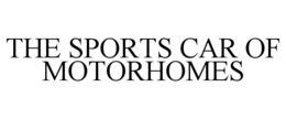 THE SPORTS CAR OF MOTORHOMES trademark