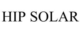 HIP SOLAR trademark
