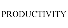 PRODUCTIVITY trademark