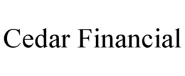 CEDAR FINANCIAL trademark