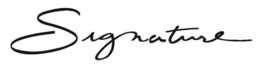 SIGNATURE trademark