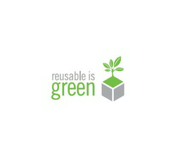 REUSABLE IS GREEN trademark