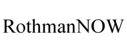 ROTHMANNOW trademark