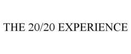 THE 20/20 EXPERIENCE trademark