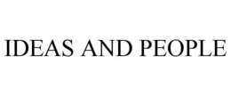 IDEAS AND PEOPLE trademark