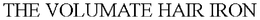 THE VOLUMATE HAIR IRON trademark