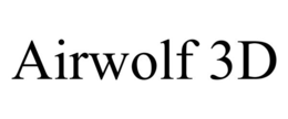 AIRWOLF 3D trademark