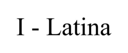 I - LATINA trademark