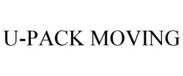 U-PACK MOVING trademark
