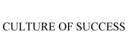 CULTURE OF SUCCESS trademark