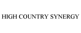 HIGH COUNTRY SYNERGY trademark