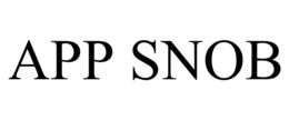 APP SNOB trademark