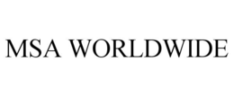 MSA WORLDWIDE trademark