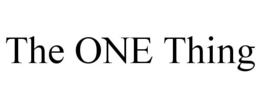 THE ONE THING trademark