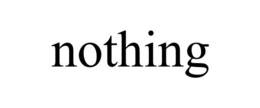 NOTHING trademark