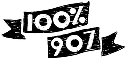 100% 907 trademark