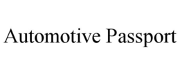 AUTOMOTIVE PASSPORT trademark