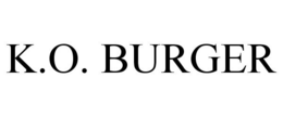 K.O. BURGER trademark
