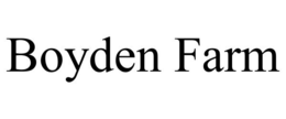 BOYDEN FARM trademark