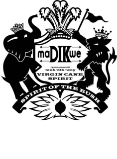 MADIKWE (PRONOUNCED) MUH.DIK.WAY VIRGIN CANE SPIRIT SPIRIT OF THE BUSH trademark