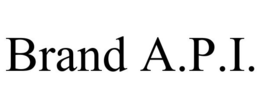 BRAND A.P.I. trademark