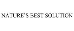 NATURE'S BEST SOLUTION trademark