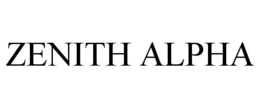 ZENITH ALPHA trademark