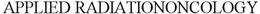 APPLIED RADIATIONONCOLOGY trademark