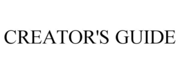 CREATOR'S GUIDE trademark