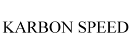 KARBON SPEED trademark
