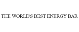 THE WORLD'S BEST ENERGY BAR trademark