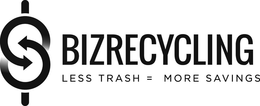 $ BIZRECYCLING LESS TRASH = MORE SAVINGS trademark