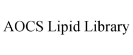 AOCS LIPID LIBRARY trademark