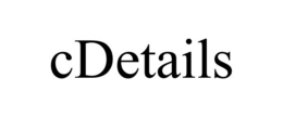 CDETAILS trademark