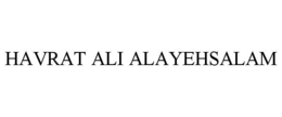 HAVRAT ALI ALAYEHSALAM trademark