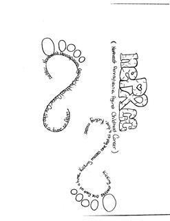 NEPACC (NORTHEAST PENNSYLVANIA AGAINST CHILDHOOD CANCER) KICKING MASSES ONE FOOT AT A TIME ONE STEP AT A TIME trademark