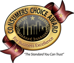 CONSUMERS' CHOICE AWARD FOR BUSINESS EXCELLENCE "THE STANDARD YOU CAN TRUST" trademark