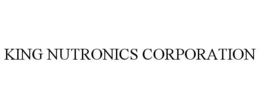 KING NUTRONICS CORPORATION trademark