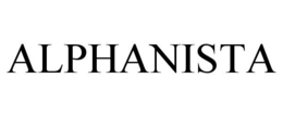 ALPHANISTA trademark