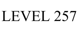 LEVEL 257 trademark