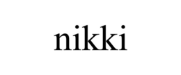 NIKKI trademark