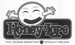 HONEY·LOPE BRAND FIVE CROWNS MARKETING SPECIALTY MELONS trademark