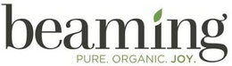 BEAMING PURE. ORGANIC. JOY. trademark